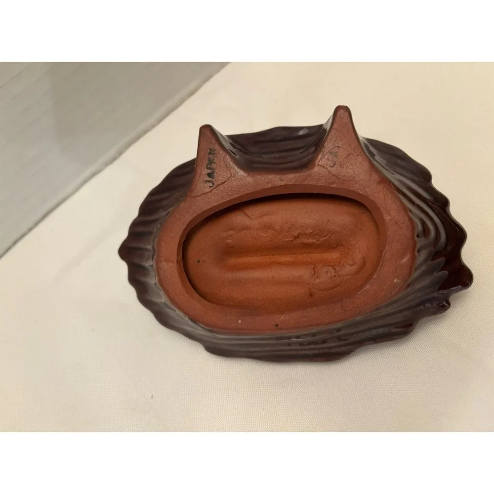 Vintage Art Deco Bahamas Mid Century Dolphin Nautical Ashtray Japan